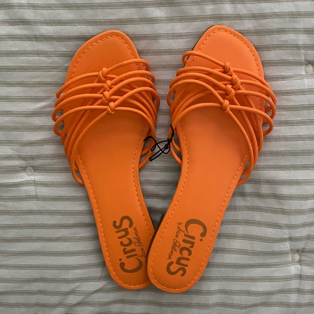 NEW Neon Orange Sliders - Picture 3 of 4